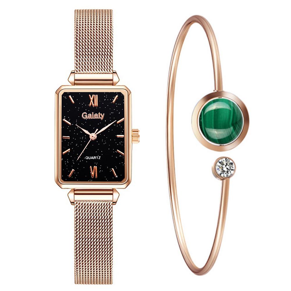 Relógio Feminino Luxury + Bracelete (Conjunto) – LIDER EM VENDAS
